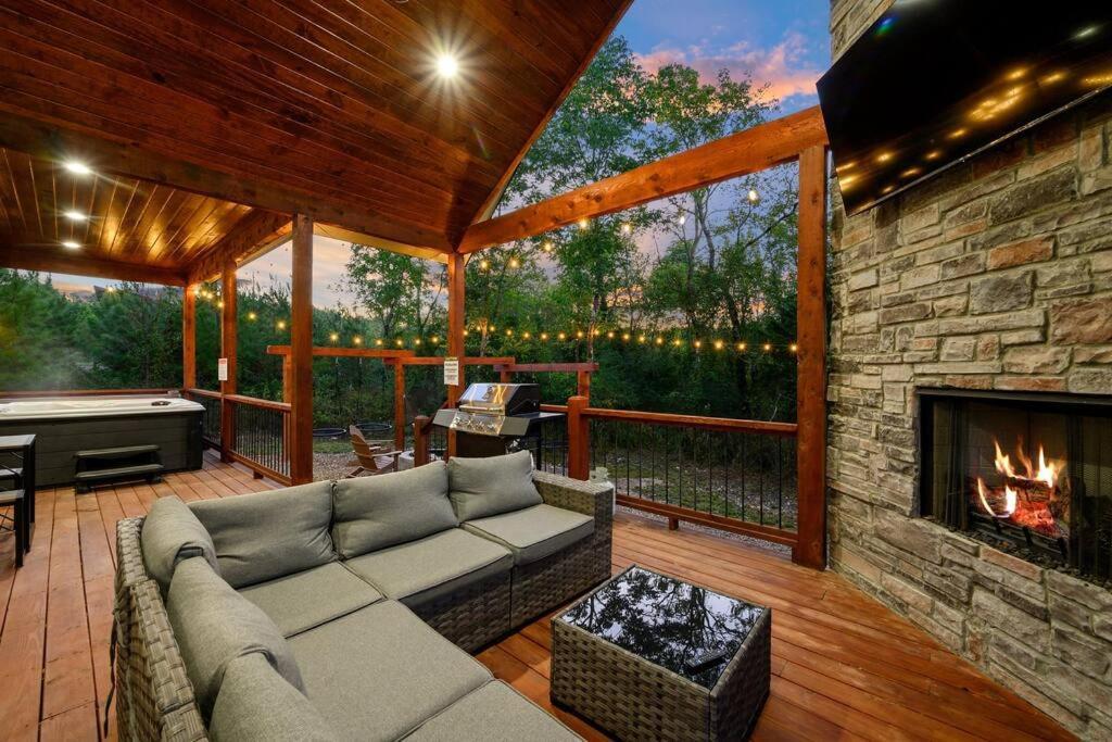 Under The Stars - Secluded, Hot Tub, Firepit, Games Villa Broken Bow Exteriör bild